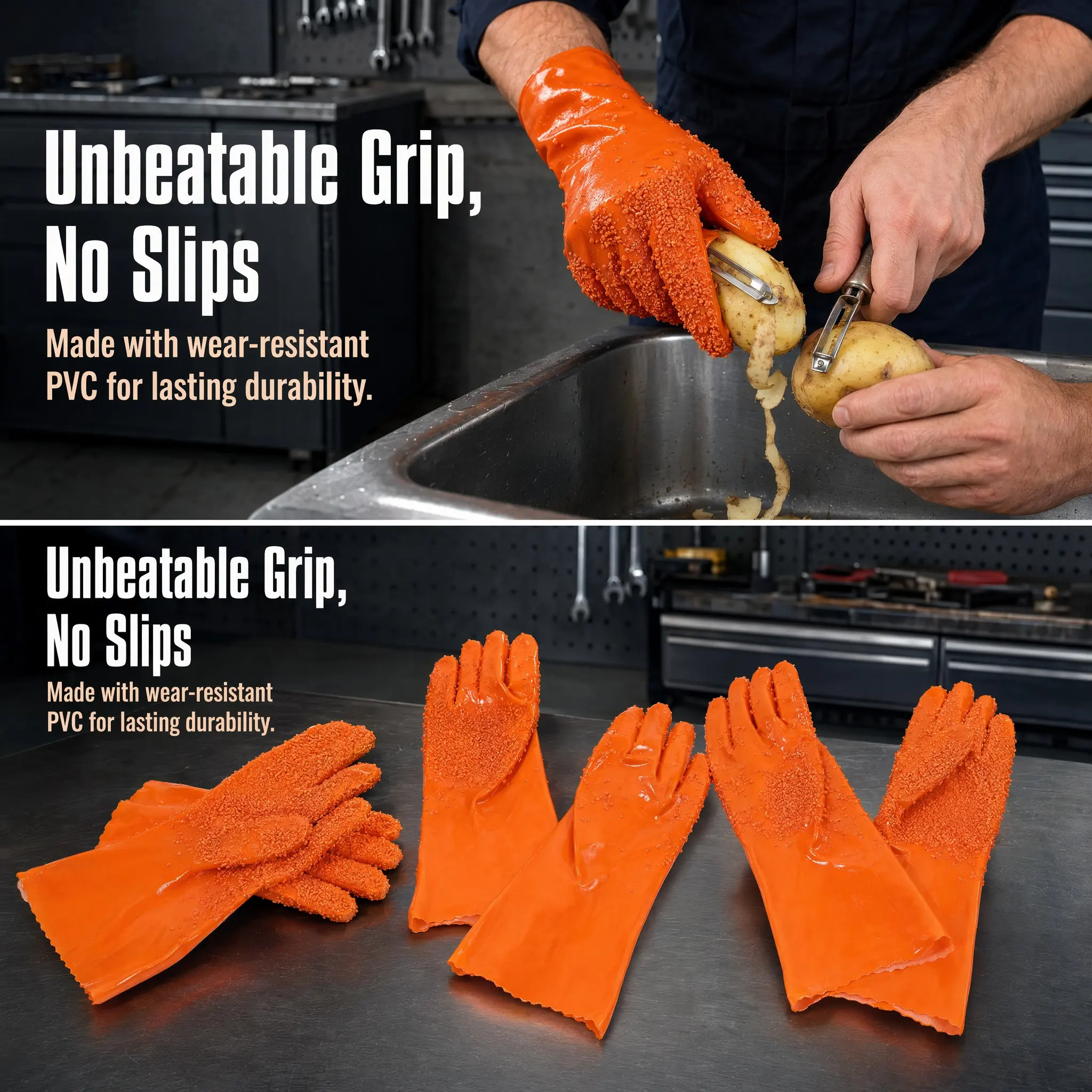 1Pair Veggie Peeling Gloves Potato Peeler Gloves Kitchen Utility Tool for Carrots Taro Peel Skin Safely Preserve Vitamins