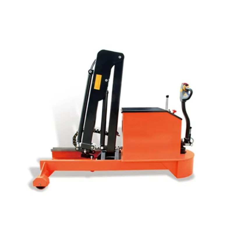 Forklift Attachment Lifting Equipment 1000kg Crane Foldable Design Suitable Stacker Machine 1ton Stacker With Electric Power