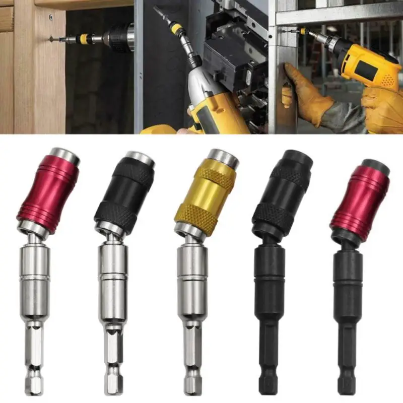 Electric Drill Hexagonal Handle Magnetic Quick Release Head Lengthening Connecting Rod Corner Bend Connecting Rod Lengthening