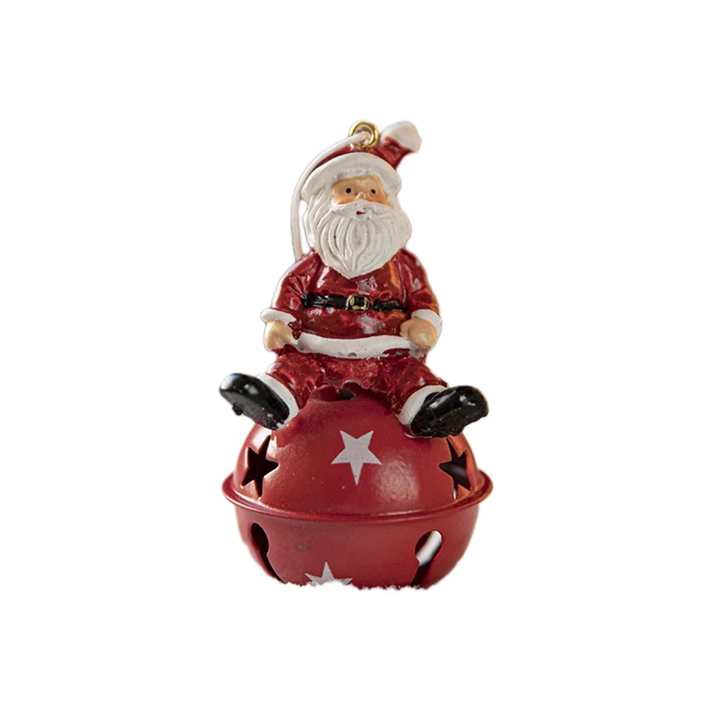 Elk Festive Atmosphere Christmas Bell Ornament Elegant Bell Ornament Charming Design Classic Look Festive Look
