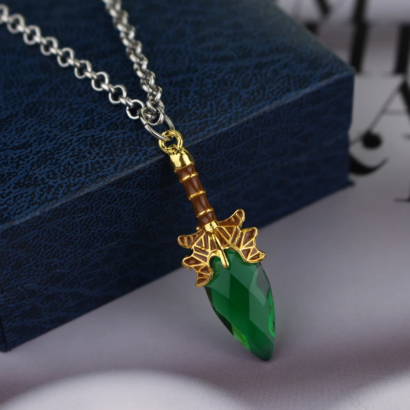 Game DOTA 2 Pendant Necklace DOTA2 Aegis of Champions Talisman of Evasion Aghanims Scepter Butterfly Sword Weapon Charm Necklace