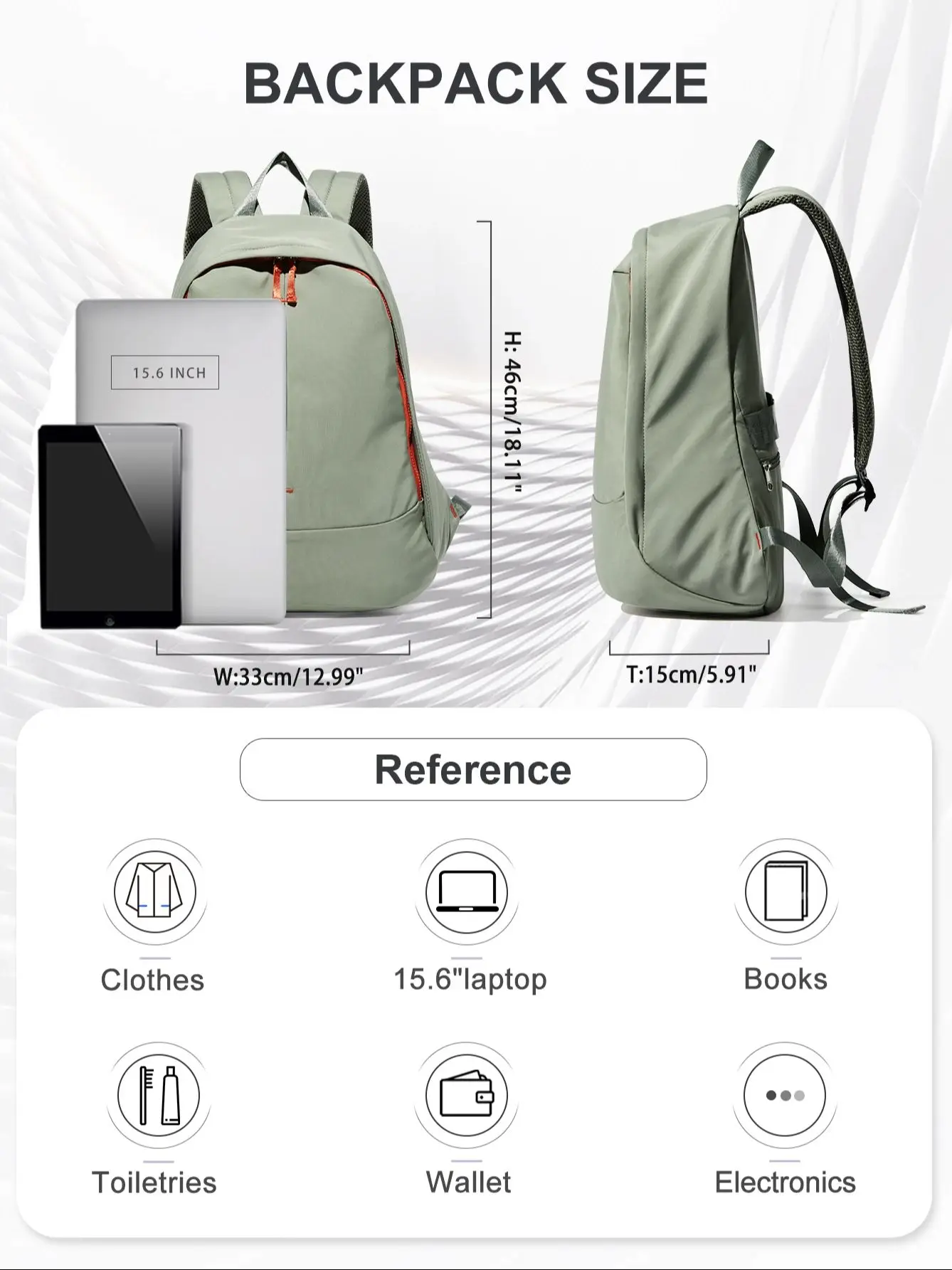 Fashion Hiking Backpack Men Women Waterproof Large Capacity Outdoor Ultralight Backpack 15.6 inch School Laptop Backpack College