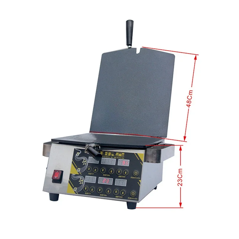 

Fossil Cake Making Machine Pressing Shrimp Pancake Machine Squid Cracker Baking Grill Roaster Seafood Fossil Cake Machine