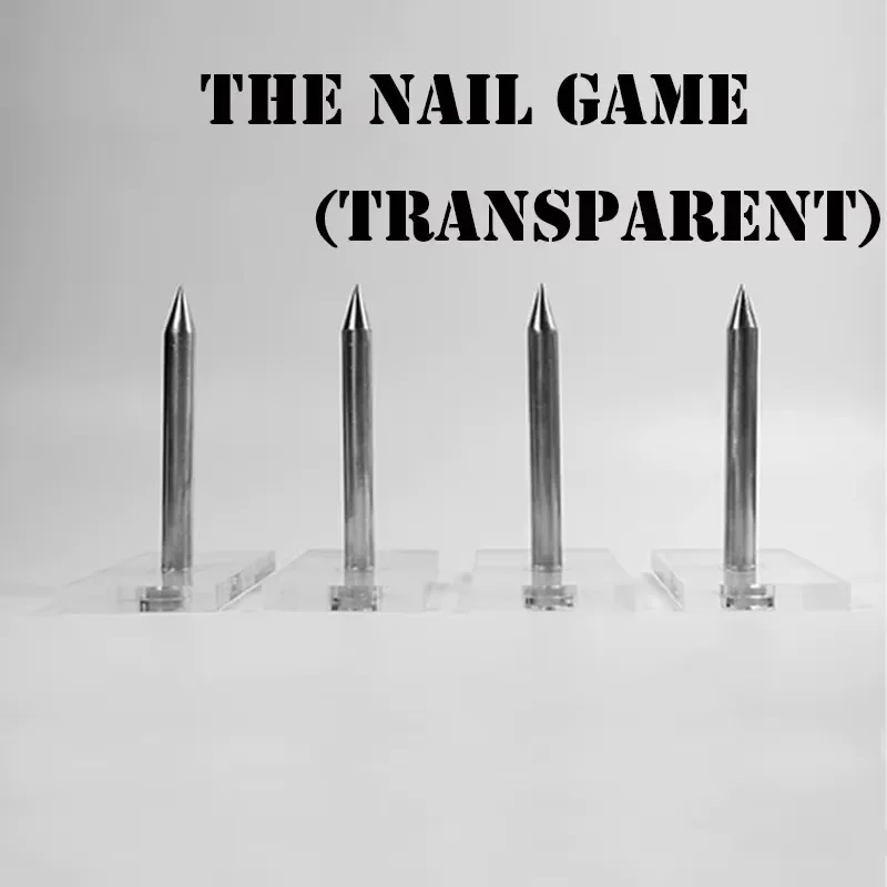 

The Nail Game(Transparent) Magic Tricks Crush Paper Bag Magia Close Up Illusions Mentalism 100% safe Nail Roulette Gimmick Prop