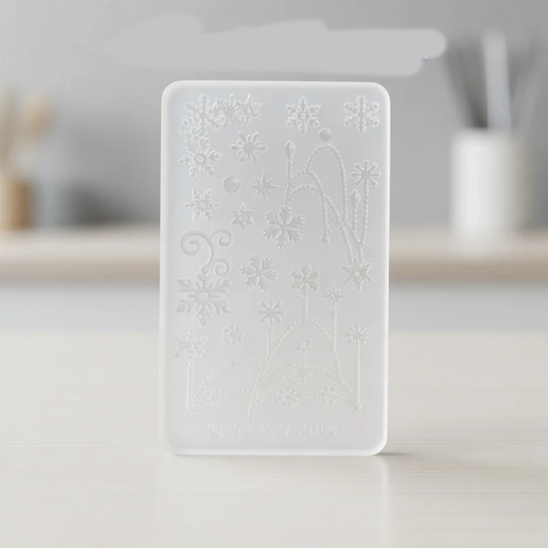  High Quality Silicone Mold Featuring Snowflake Design For DIY Lovers And Artists