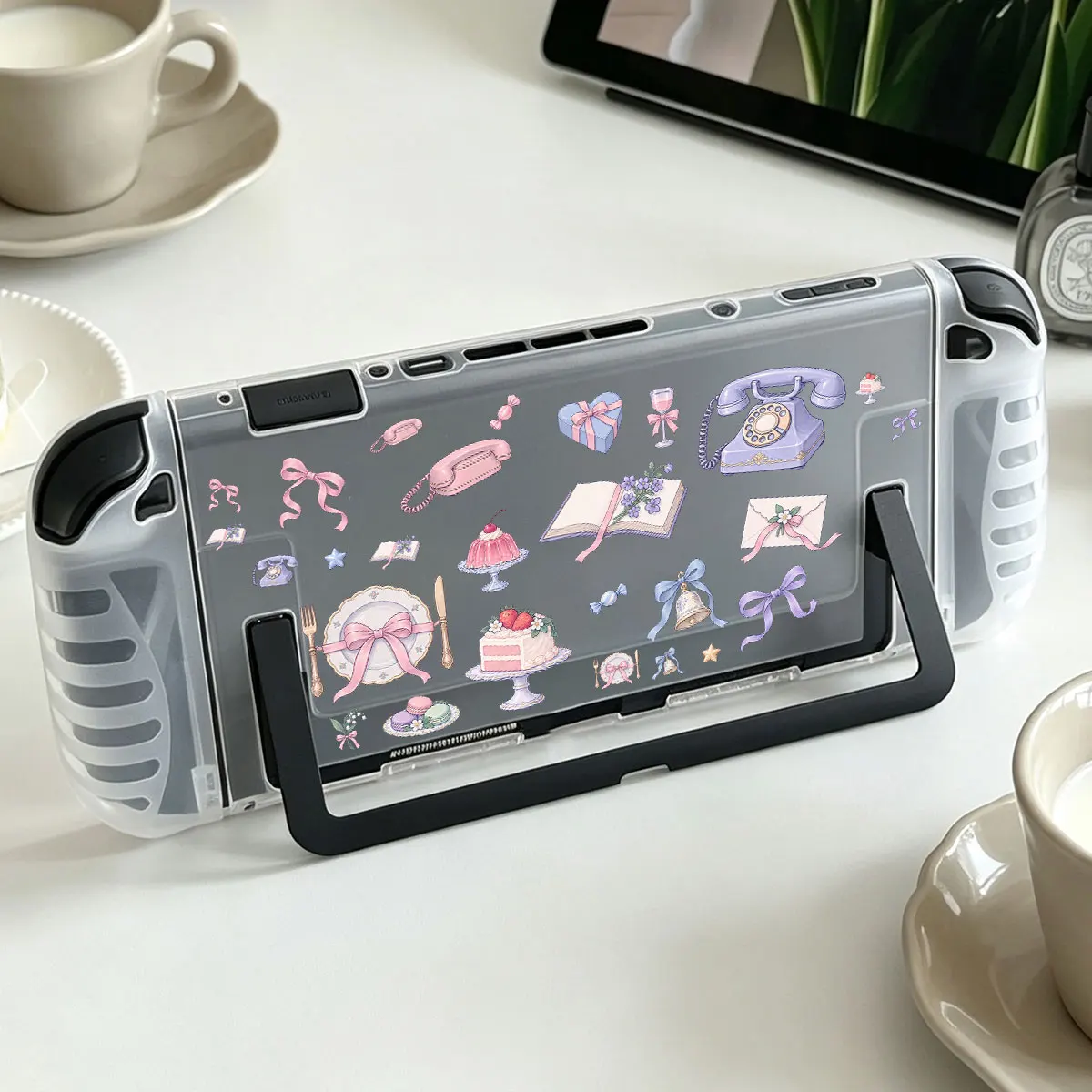 Premium Hard Acrylic Protector Shell Detachable Joy-Con Split-type Housing for Nintendo Switch 2 NS2 Console Dockable Base