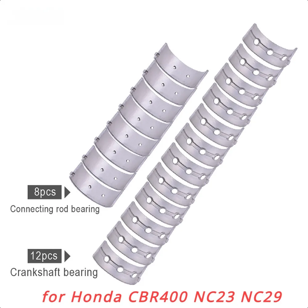 

Motorcycle Con Rod Connecting Rod Crankshaft Main Bearing Set for Honda CBR400 NC23 NC29 CB400SF CB400 VTEC CB-1