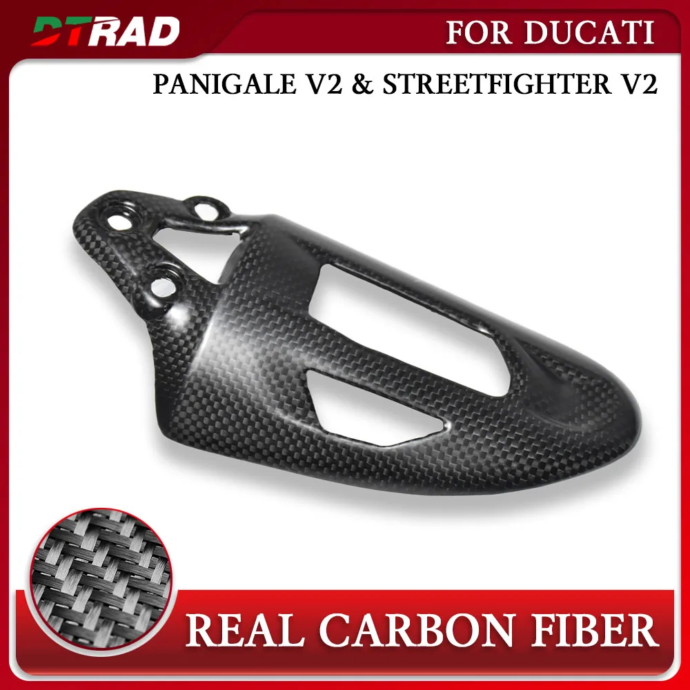 For DUCATI Panigale V2 Streetfighter V2 Lightweight Carbon Fiber Rear Shock Absorber Protection Cover Cap Motorcycle Accessories