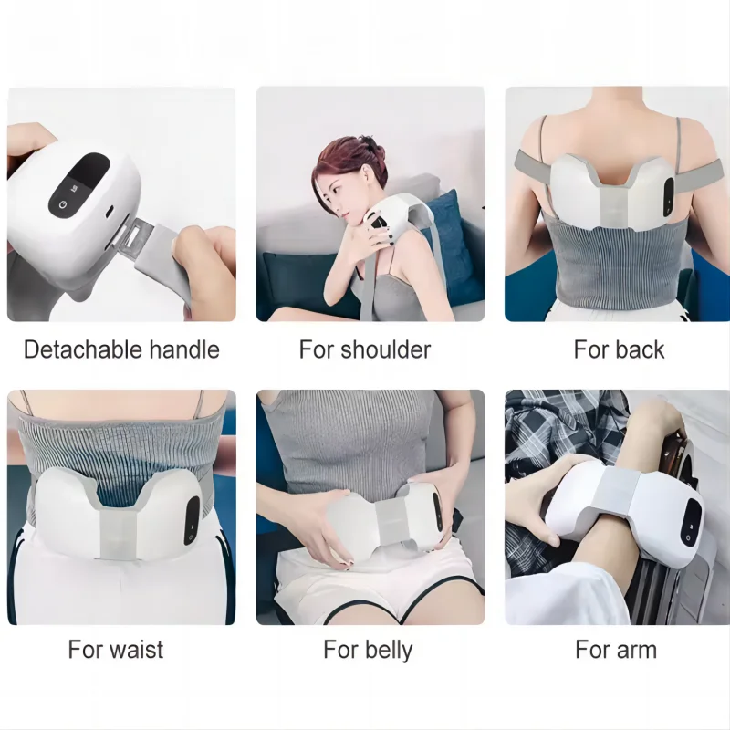 New Smart Neck Shoulder Back Massager ABS+PC Composite Plastic Design Electric 4D Shiatsu Massager Relieve Cervical Spine Pain