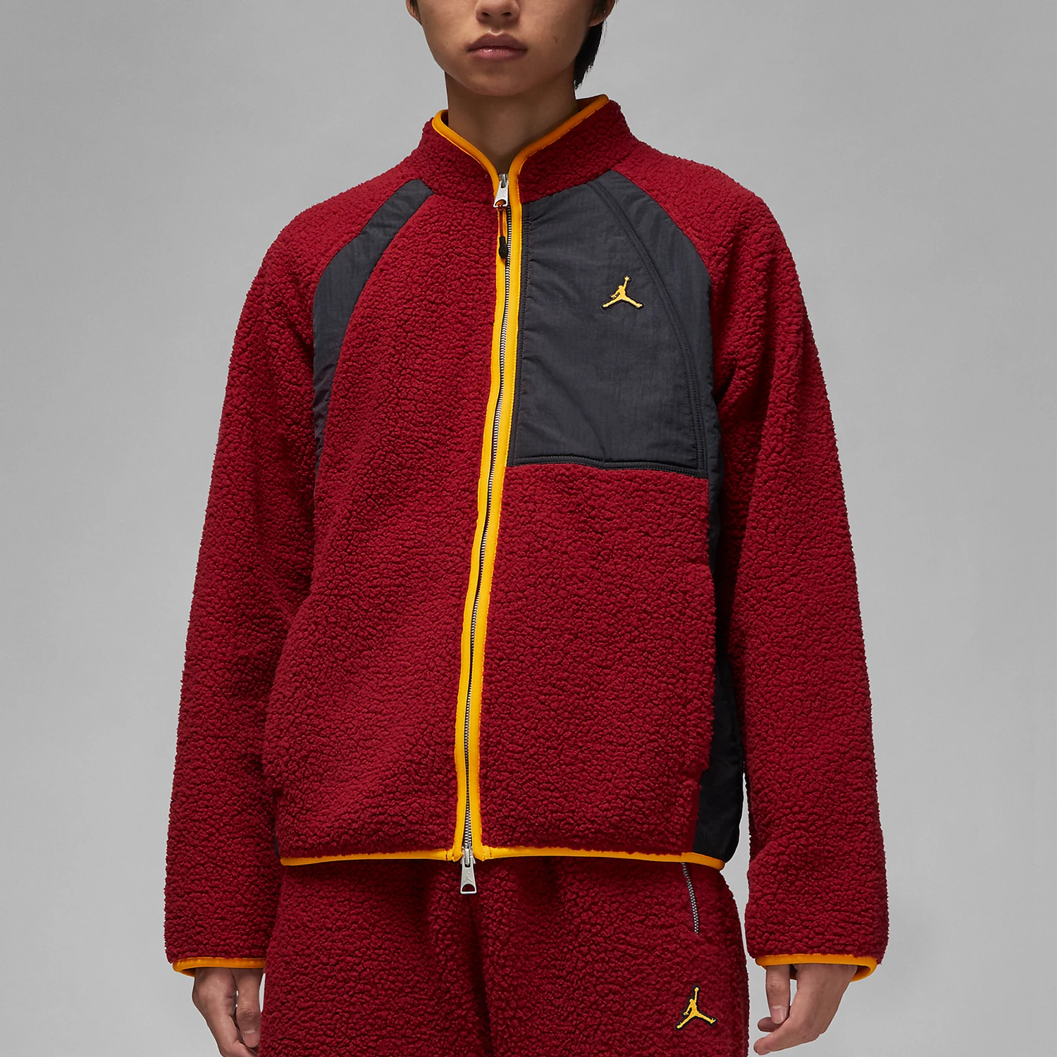 سترة Nike الأصلية Air Jordan للرجال من صوف الضأن الدافئ DV1584-680 #1