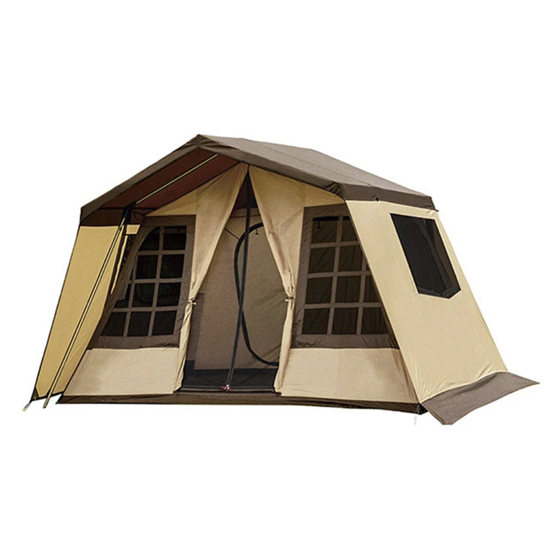 Multi-persong lamping hut  Outdoor light luxury villa Rainproof and warm camp large rooftop tent