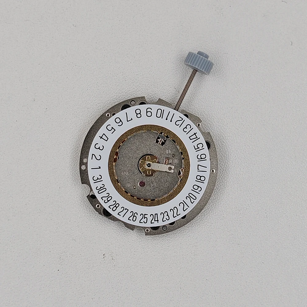 Genuine Ronda Quartz Movement 705 705-6H White Datewheel at 6H O'clock Standard 3 Hands Quartz Watch Mechanism Battery Included