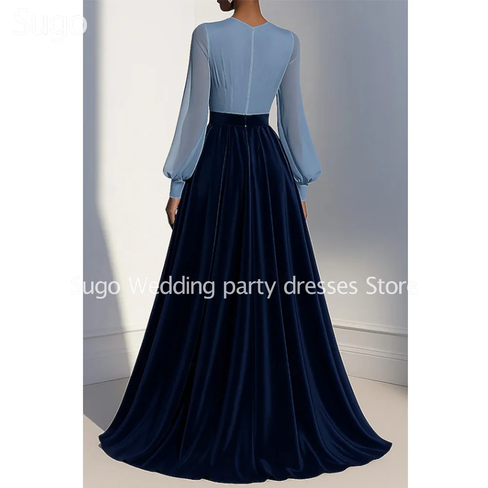 Vestidos de Noche Largos y Elegantes Personalizados para Ocasiones Especiales, Cuello en V, Línea A, Vestidos de Gala y Fiesta para Mujer 2026