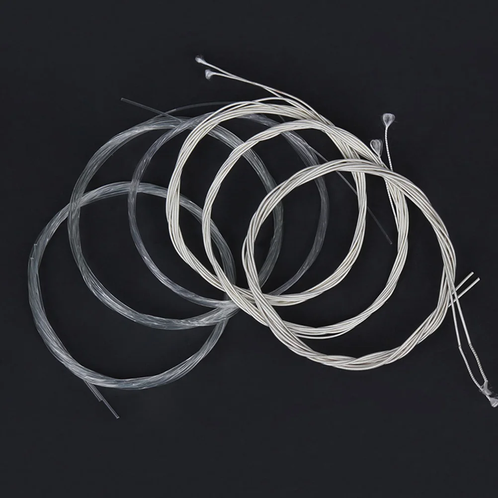 

6pcs Oud Strings 0102 Silver Plated Copper Set Musical Instrument Accessories Durable Parts Acoustic Strings Nylon Arabic Supply