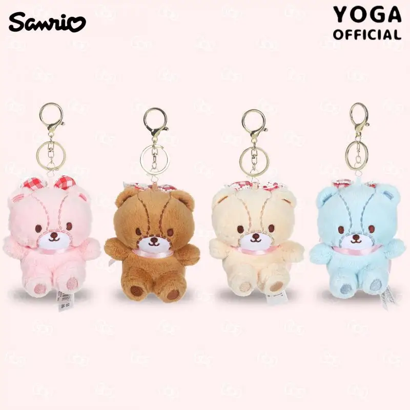 

Kawaii Sanrio Hello Kitty Tiny Chum Plush Toys Keychain Cartoon Backpack Pendant Doll Decoration Girls Birthday Creative Gift