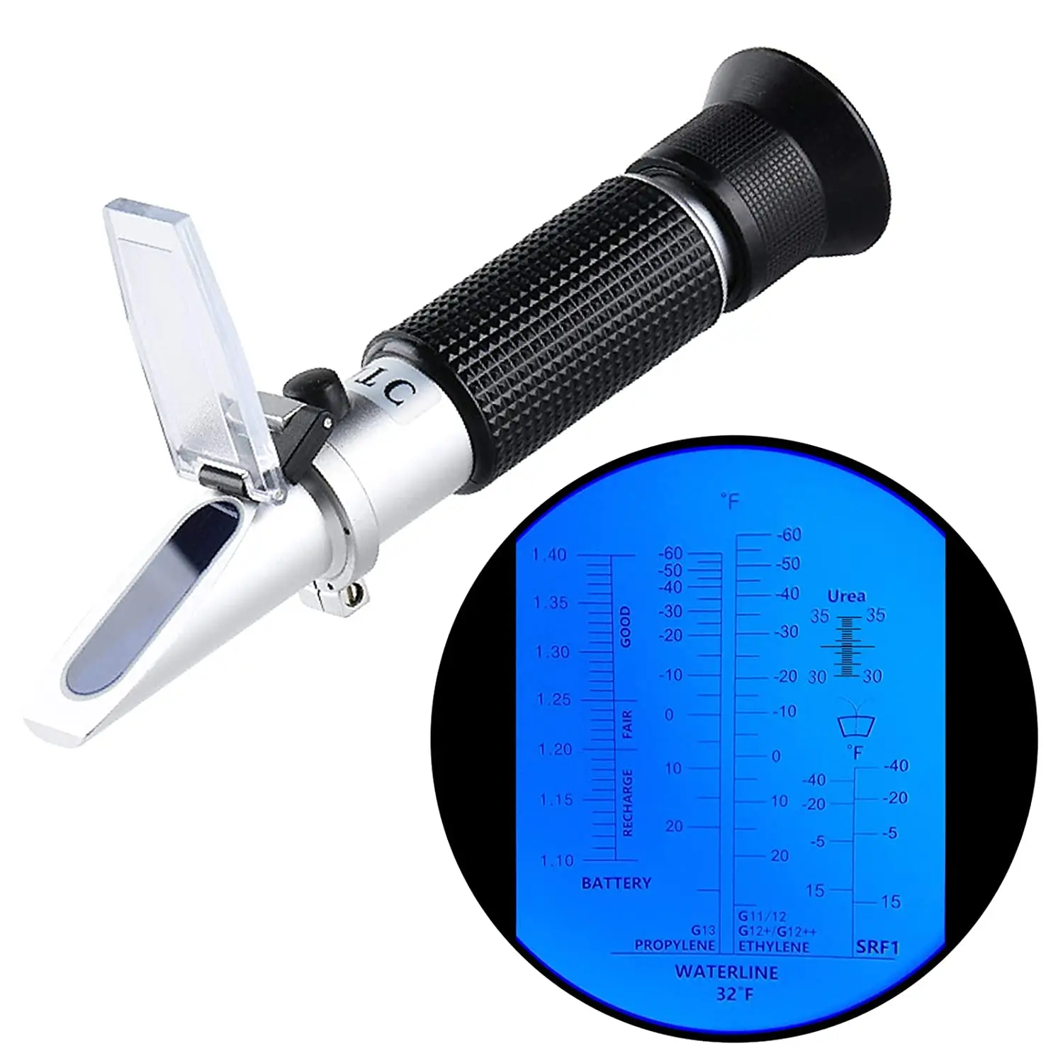 4 in 1 Anti-Freeze Coolant Refractometer Tester for Checking Freezing Point  Antifreeze System Battery Fluid Glycol Coolant