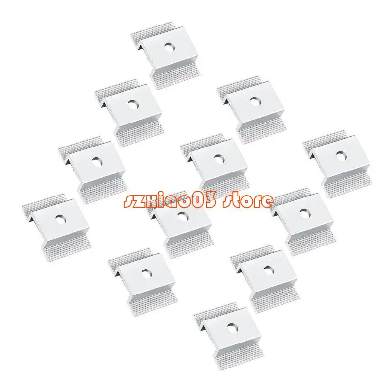 103C 12pcs Solar Panel Clamps for Efficient Roof and Commercial Installations