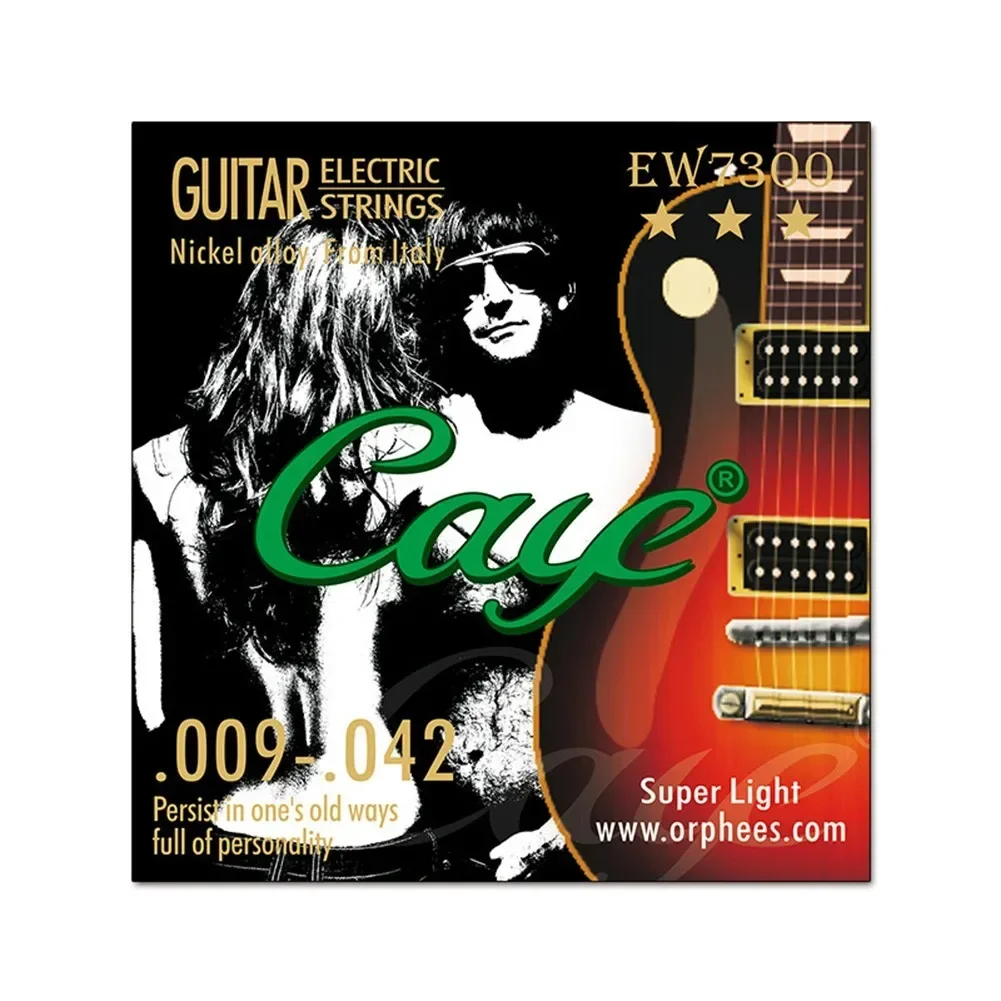 Orphee Caye EW Electric Guitar Strings Hexagonal Carbon Steel 10-46 09-46 09-42 EW7300 EW7400 EW7500 Electric Guitar Accessories