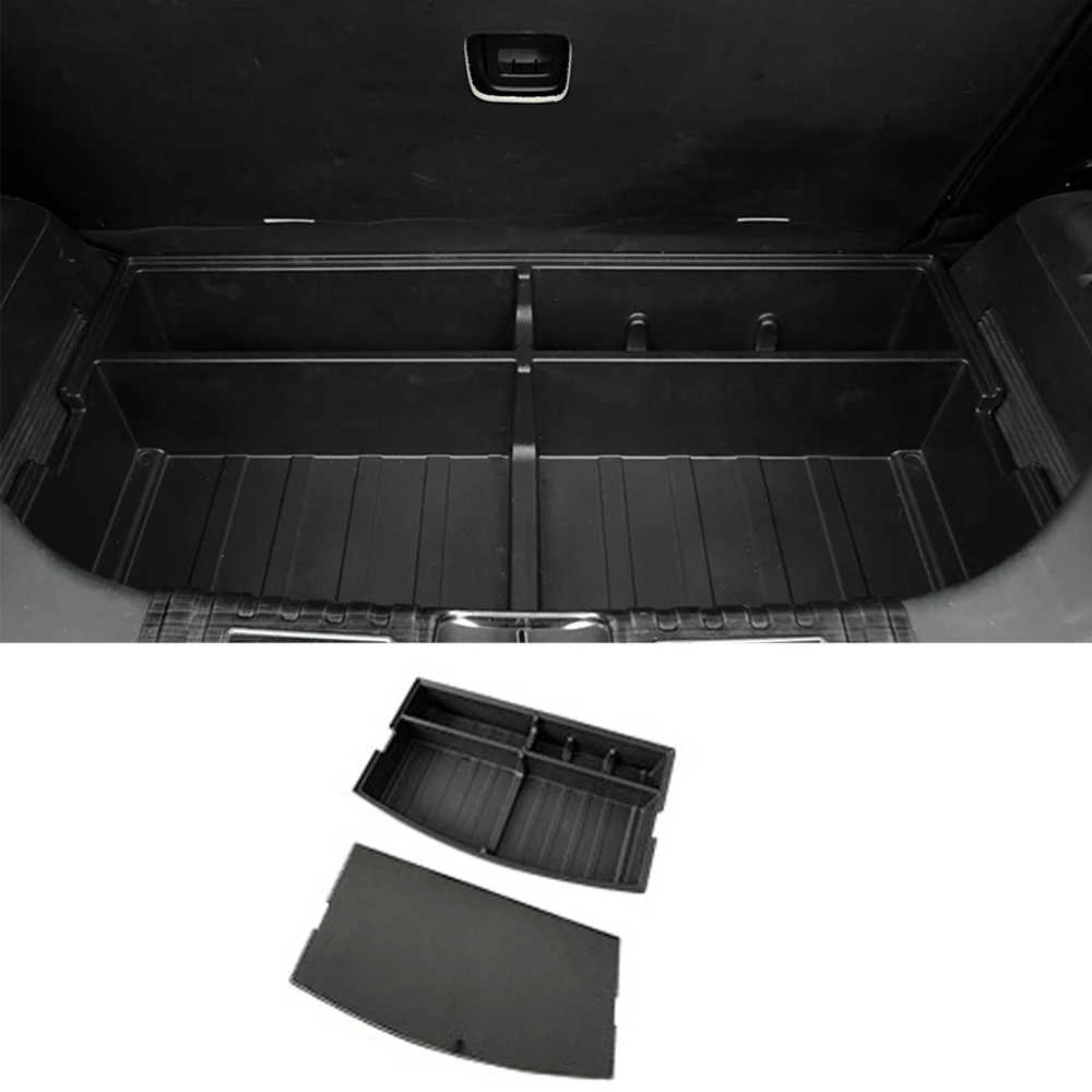 

For Leapmotor T03 2024 2025 Trunk Storage Box with Cover Channel Storage Box Modification Accessories