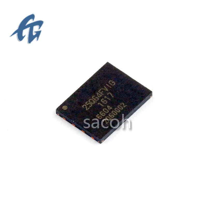 New Original 10Pcs 25Q64FVIG W25Q64FVZEIG WSON8 IC Chip Integrated Circuit Good Quality