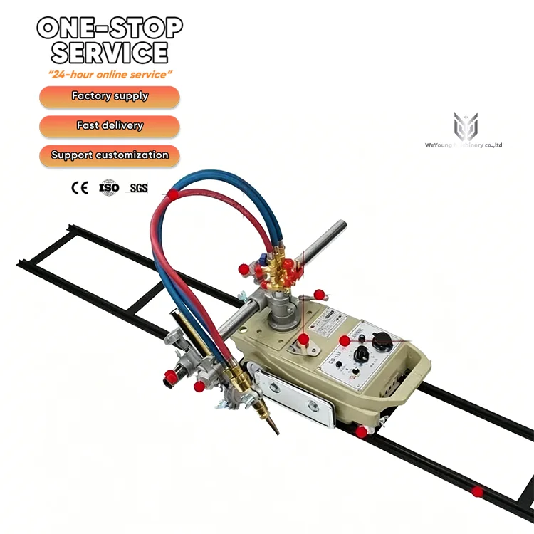 Portable High-Accuracy Industrial CG1-30 200-2000mm Light Flame Gas Cutting CNC Router Laser Machine Straight Type Cutter