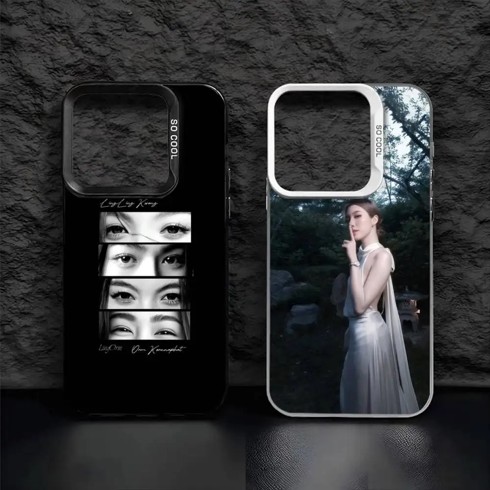 

O-Orm K-kornnaphat Phone Case For iPhone 16,15,14,13,12,17,Pro,MAX Black Matte Shockproof Cover