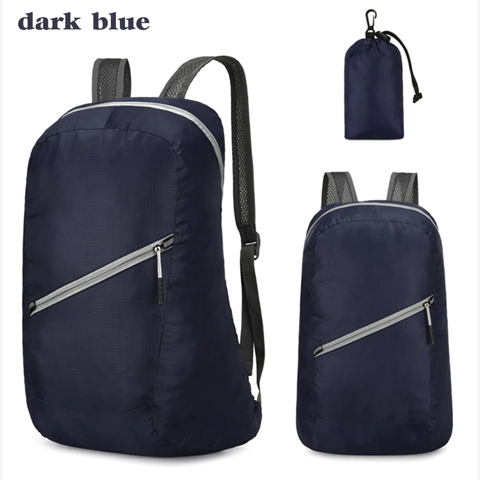 Portable Foldable Skin Canvas Backpack Outdoor Backpack with Lightweight Material All-match Backpack for Mountaineering Travel