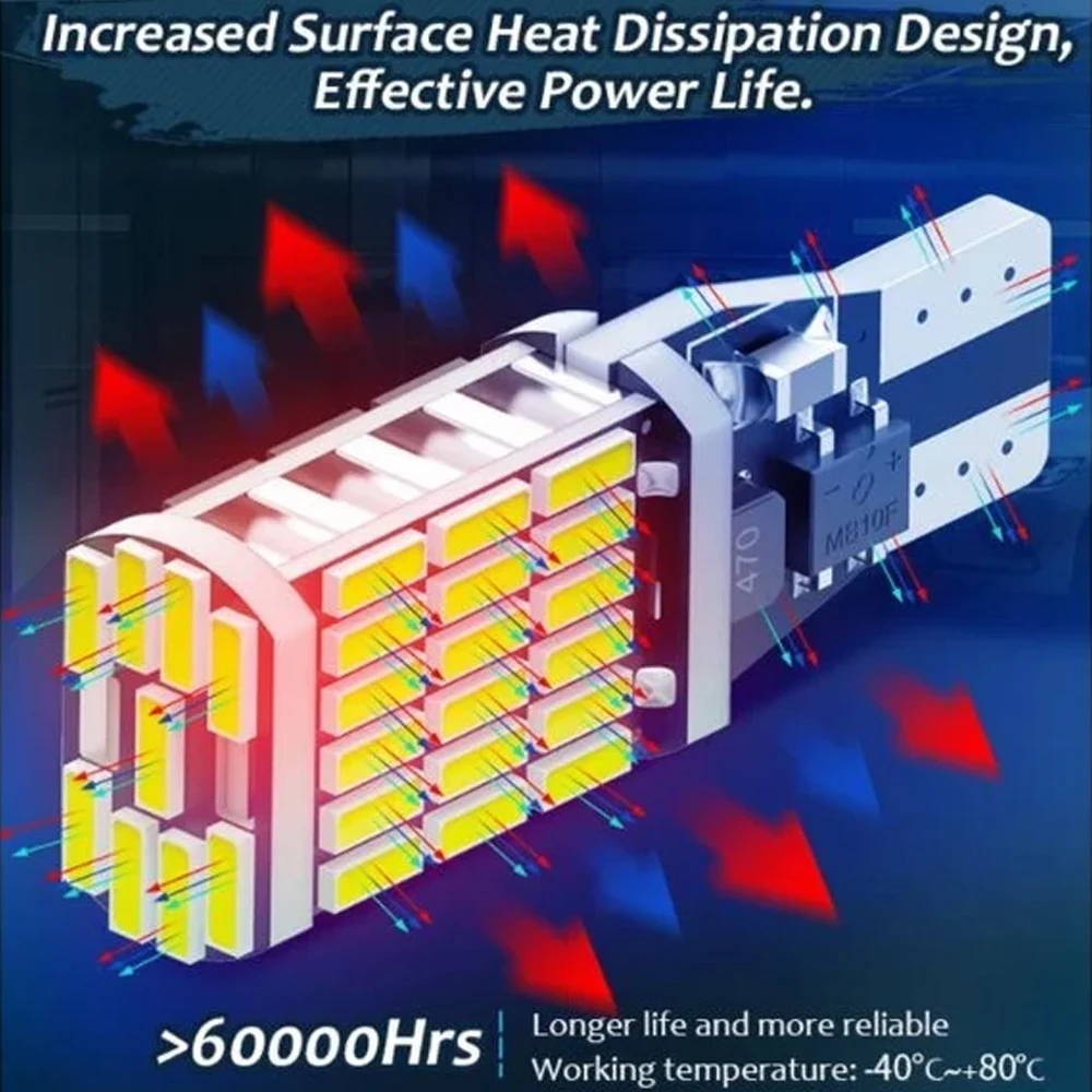 T 15 Led電球12 v自動車電球ブレーキ無点滅ランプ3 wコーンパークランプステアリングランプ360°GMミニ