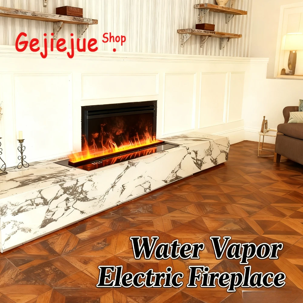 

Ультра реалистичный камин на водяном паре, отдельно стоящий, не требуется вентиляционное отверстие, малошумный, мерцающее пламя, 12 цветов и пульт дистанционного управления