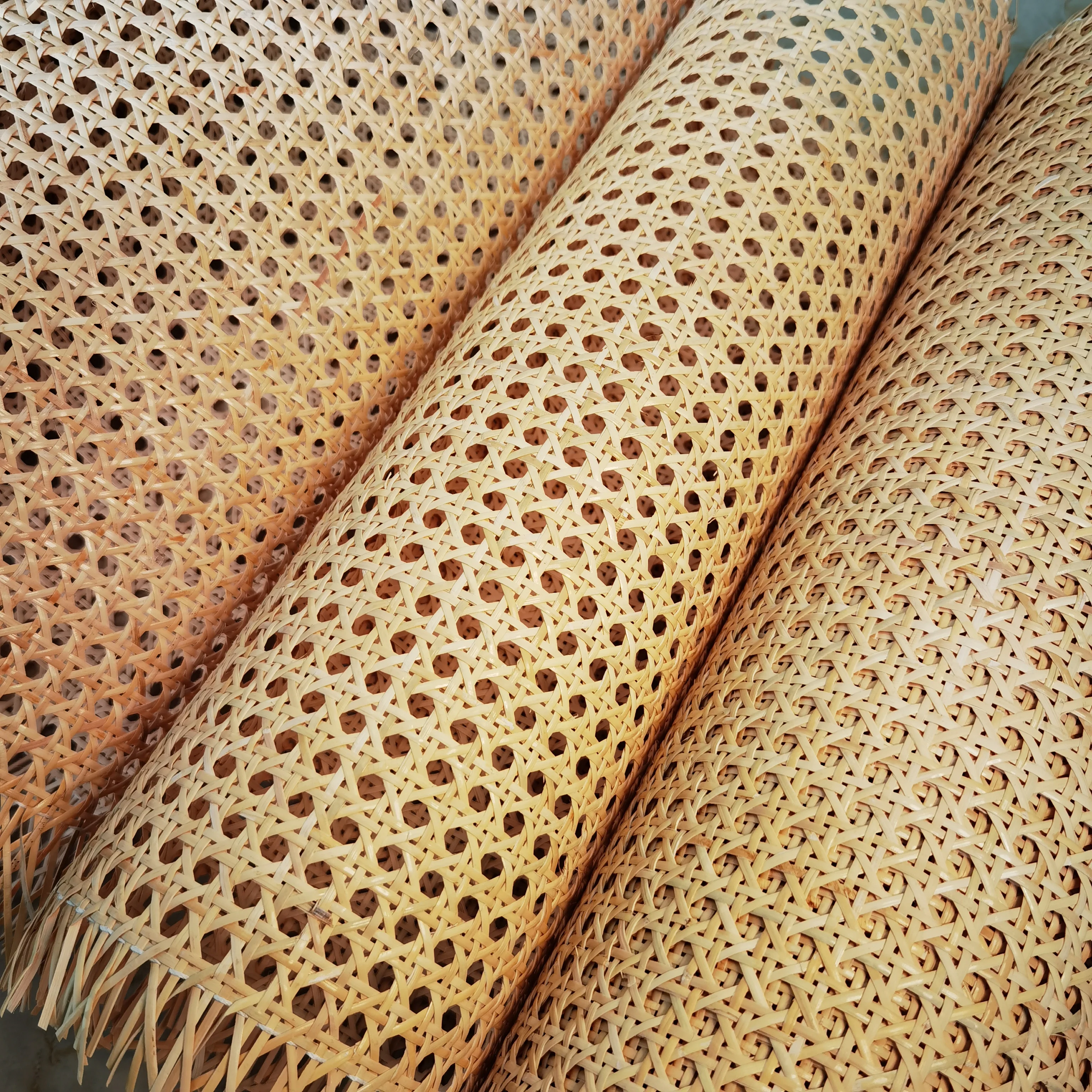 40CM/45CM/50CM X 1 Meter Natural Cane Webbing Sheet Real Rattan Webbing Roll Chair Table Ceiling Background Furniture Material