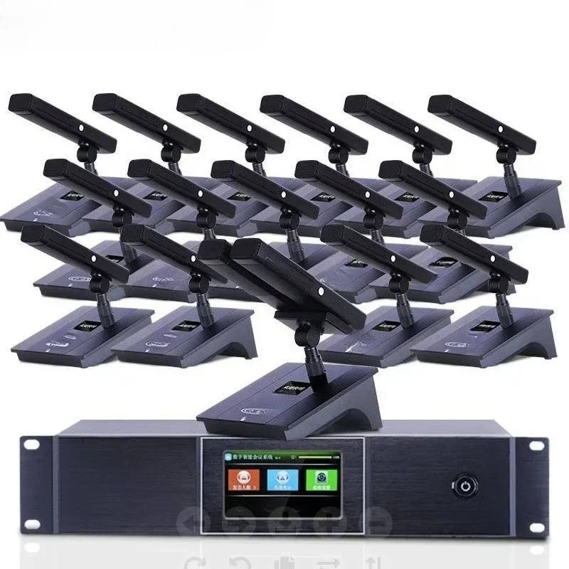 G-800 Professional Wireless Hand in Hand Microphone Engineering Large Conference Condenser Microphone Desktop Gooseneck