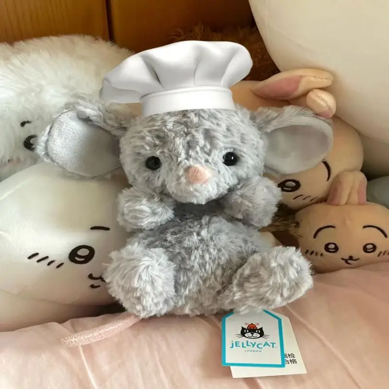 Rat en peluche de 17cm, 1 pièce, jouets animaux mignons, simulation de souris, poupée en peluche Super douce pour enfants, mascotte, décoration cadeau