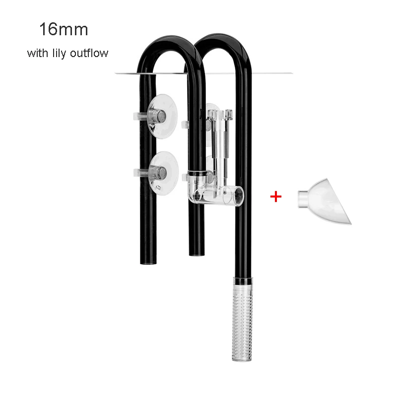 AQUAPRO Inflow Outflow Inlet Outlet Skimmer Lily Fish Tank Accessories Plant Pipe Aquarium Water Filtro Fishbowl Set Akvarium