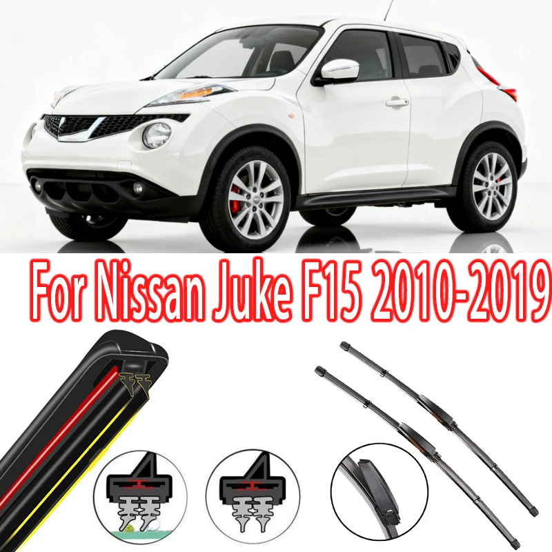 

1set Front Windshield Wiper Blades Windscreen Wipers For Nissan Juke F15 2010-2019 2011 2012 2013 2014 2015 Accessories
