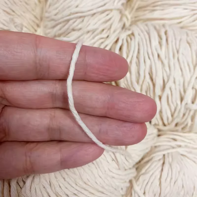 flower cotton hook thread, cotton rope DIY woven jewelry bag handmade stab embroidery thread tassel can be dyed