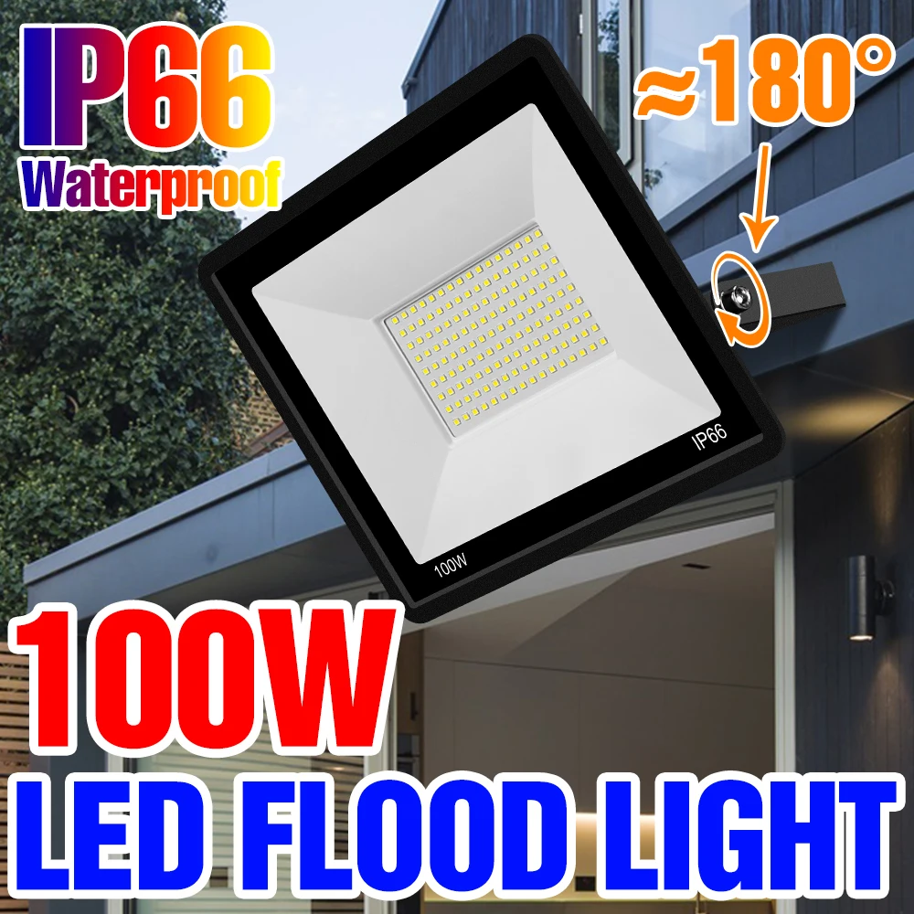 

LED Flood Light IP66 Waterproof Spotlight LED Reflector Wall Lamp For Outdoor Lighting Garden Street Lamp 10W 20W 30W 50W 100W