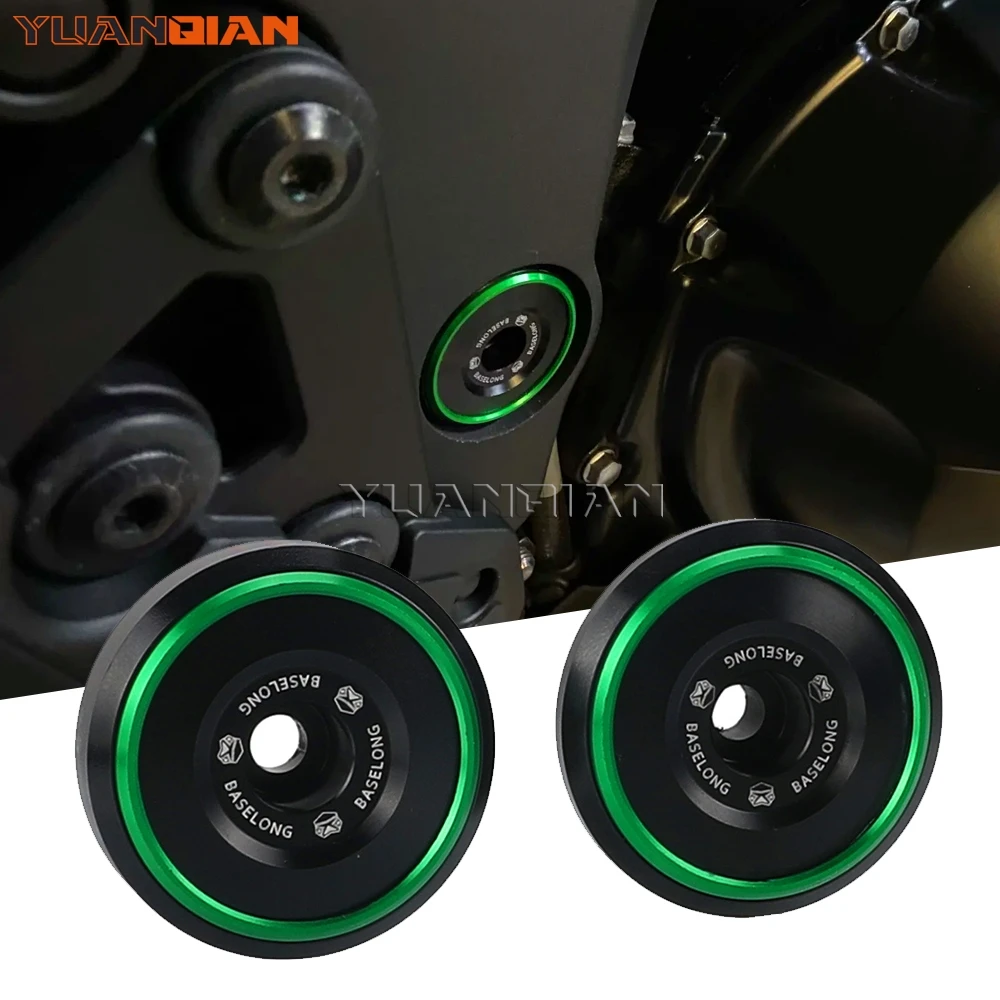 

For Kawasaki Z1000 Z1000SX ZX10R ZX10RR Ninja 1000 Ninja1000SX Motorcycle Accessories Frame Hole Cover Screw Caps Decorate Plugs