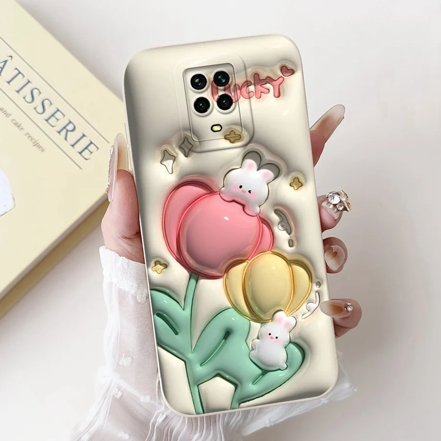 For Xiaomi Redmi Note 9s Case Note9 Pro Cartoon Soft Silicone Len Proective Coque For Redmi Note 9Pro Max Note9 Pro Phone Bags