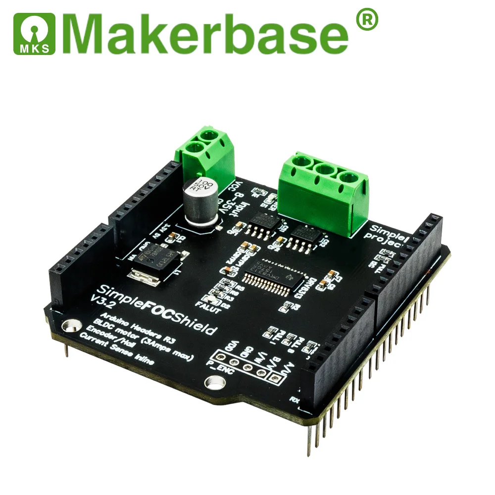 Makerbase SimpleFOC Shield V2.0.4  FOC BLDC Motor Controller Board Arduino Servo