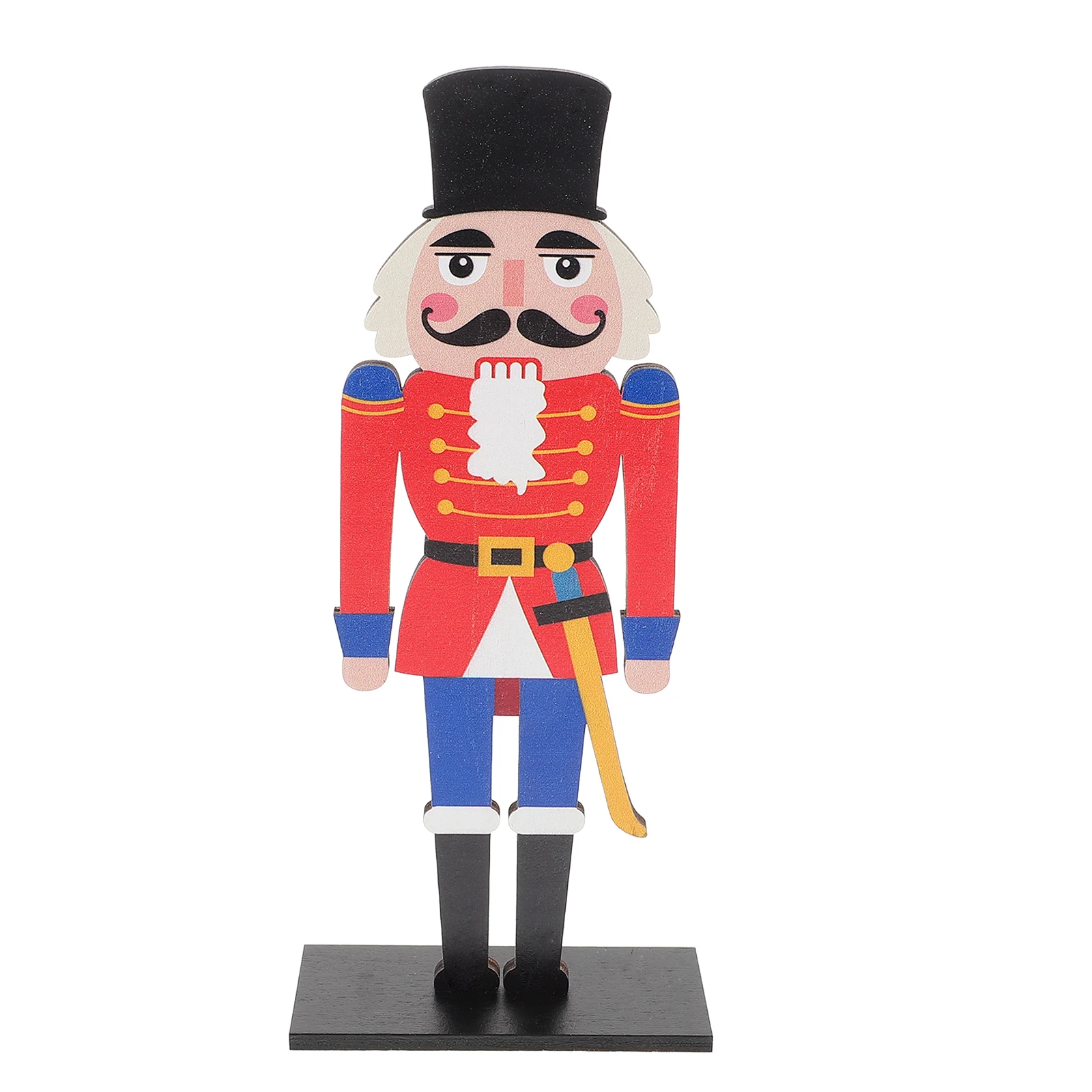 

Creative Wooden Soldier Figure Christmas Home Decor Table Decoration Party Supplies Fine Craftsmanship Soldier Nutcracker Wooden