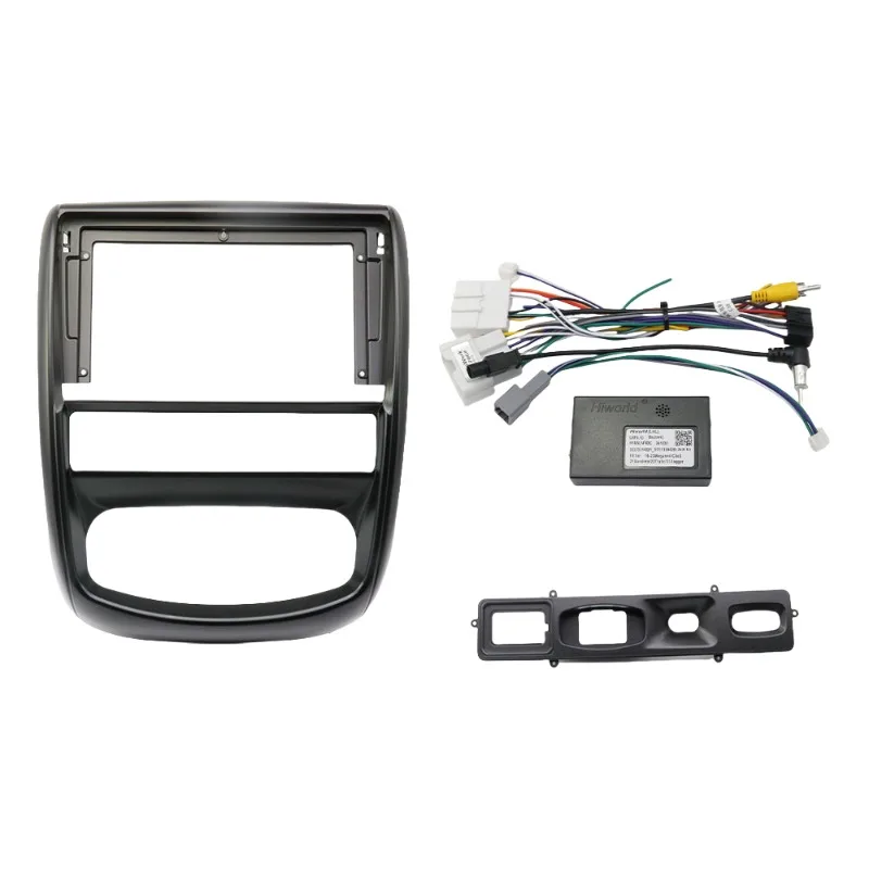 For RENAULT DUSTER 2012-2018 9/10.1 inch Car Radio Android MP5 Player Casing Panel Frame Fascia Stereo Dash Cover