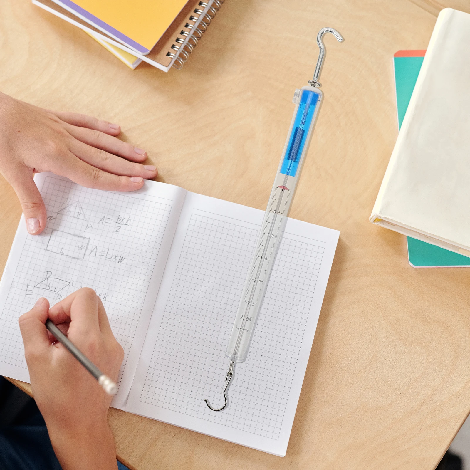 

Force Measuring Instrument Teaching Aids Newton Spring Scales Tension Science Compression