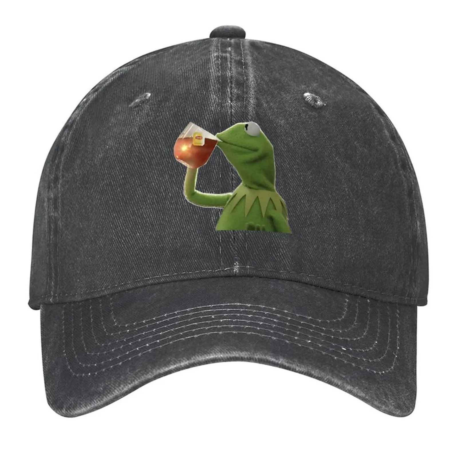 

But that's none of my business Kermit Baseball Cap Luxury Hat winter hats for men Vintage cute Mens Women's