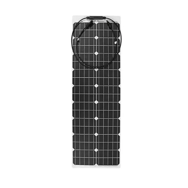 60W High Efficiency Flexible Solar Panel 100W Monocrystalline Silicon Solar Panel Flexible 36 Pcs Solar Energy