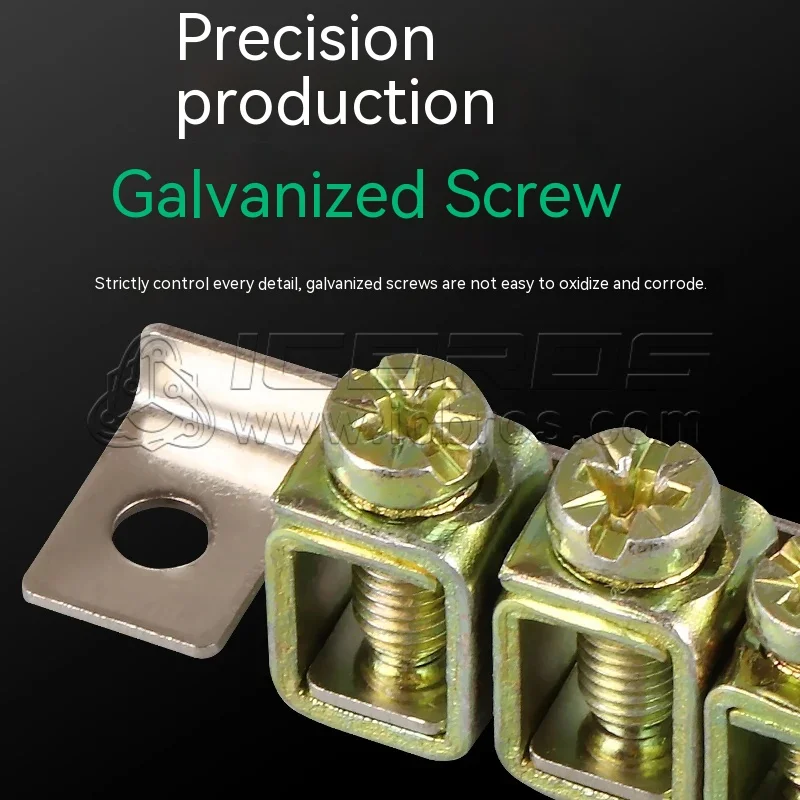 Zero 6-12 Series, Terminal Copper Distribution Box, Wire BusBar, Zero Ground BusBar row