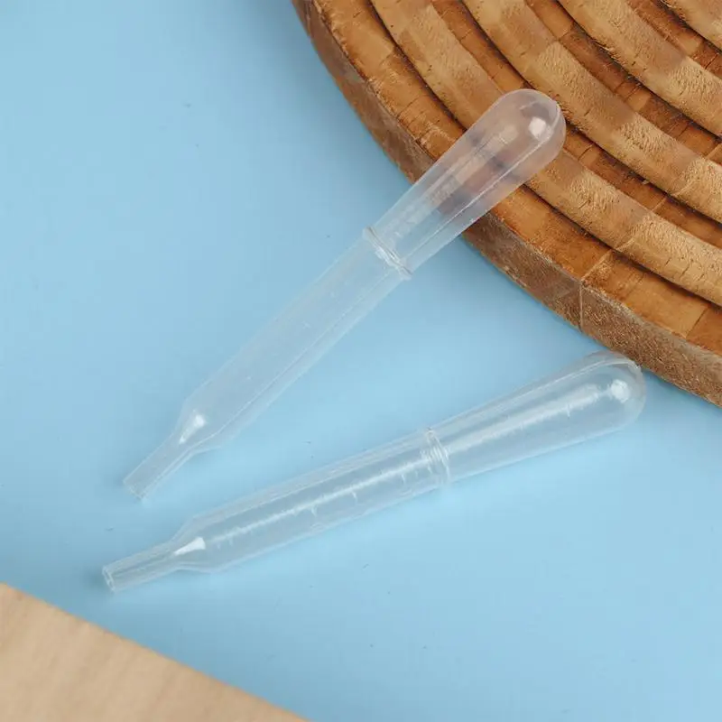 

100Pcs 1.5ml Airbrush Disposable Droppers Plastic Pipette Droppers for Lab Liquid Sampling Paint Baking Projects