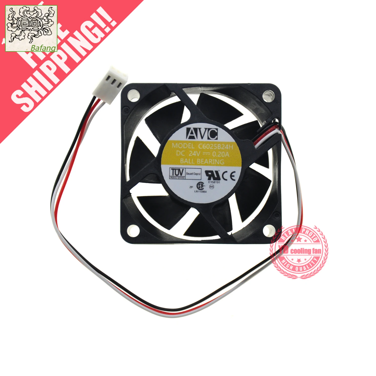 

Jinlingge для AVC 6025 C6025B24H 6 см 24 В 0,20 А охлаждающий вентилятор