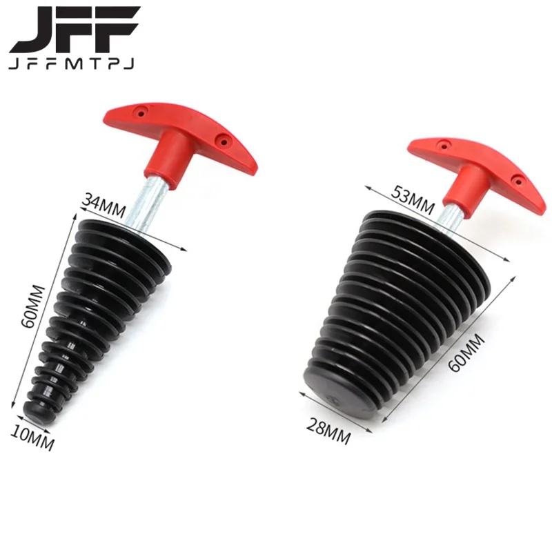 Motorcycle 10-36mm 28-53mm Exhaust Pipe PVC Plug Muffler Wash Plug For Honda KTM Kawasaki Yamaha CRF250R CRF450R CRF250X CRF450X
