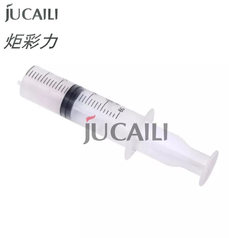 JCL 50mL 5pcs Plastic Reusable Measuring Injection Syringe for Ink Cartridge