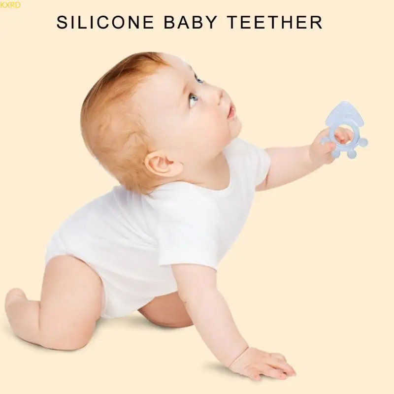 

Cartoon Silicone Baby Teether Brush Gentle Molar Toy Teething Toy for Infants